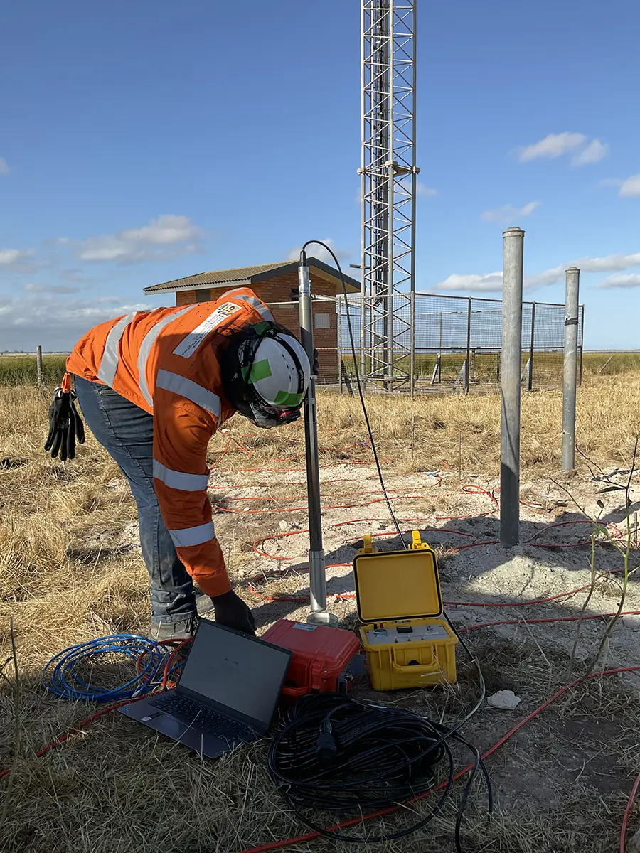 Depth of Radio Antennas Footings